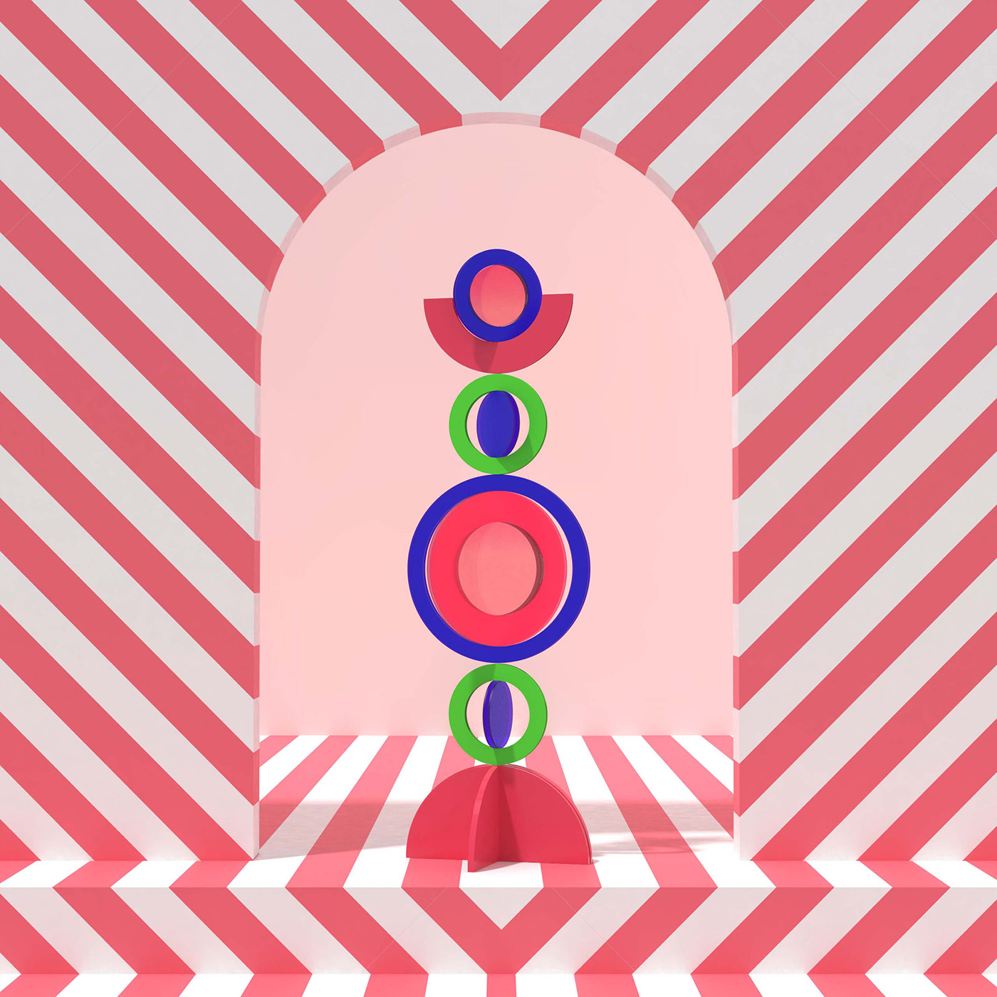 屏风蓝