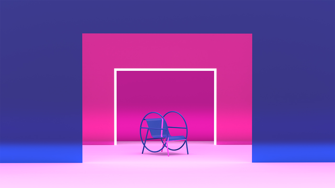 圆环椅scene